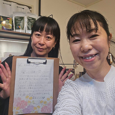 お客様との写真