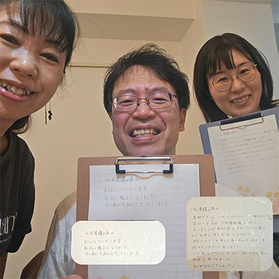 お客様との写真